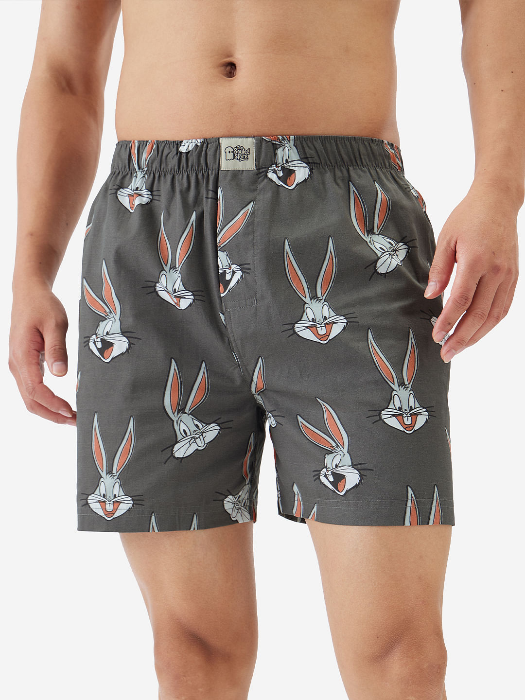Buy Official Looney Tunes: Bugs Bunny Pattern Shorts Online
