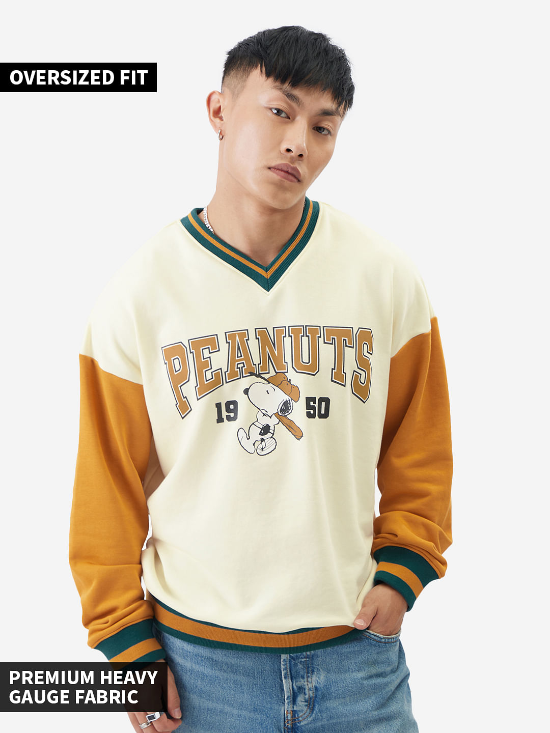 Buy Peanuts: Since 1950 Mens Oversized Sweatshirt Online