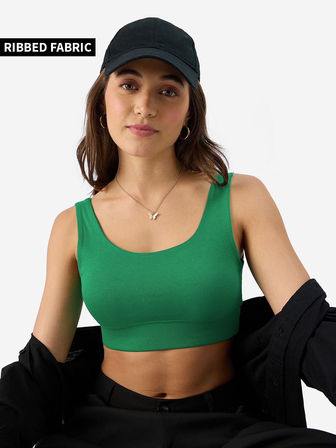 Buy The Souled Store Electric Blue Bralette Top Women Lounge