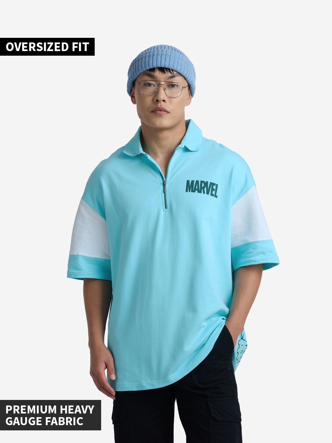 Buy Marvel Avengers Assemble Men Oversized Polo Online