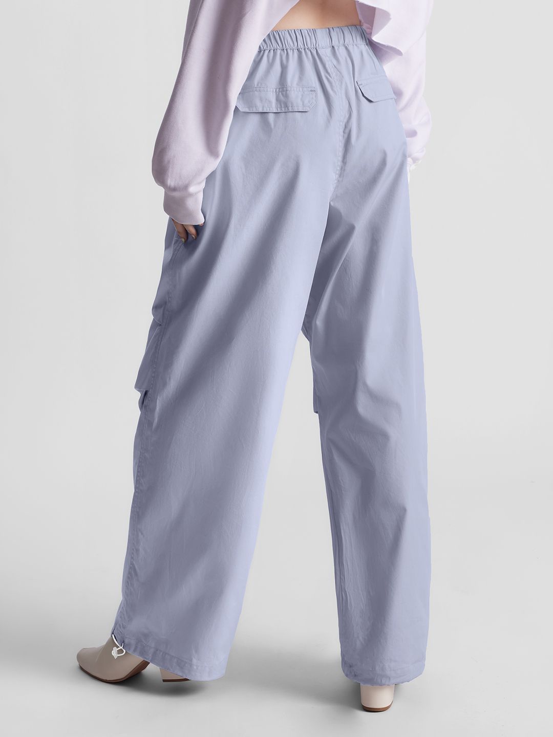 Buy Parachute Pants: Purple Women Pants