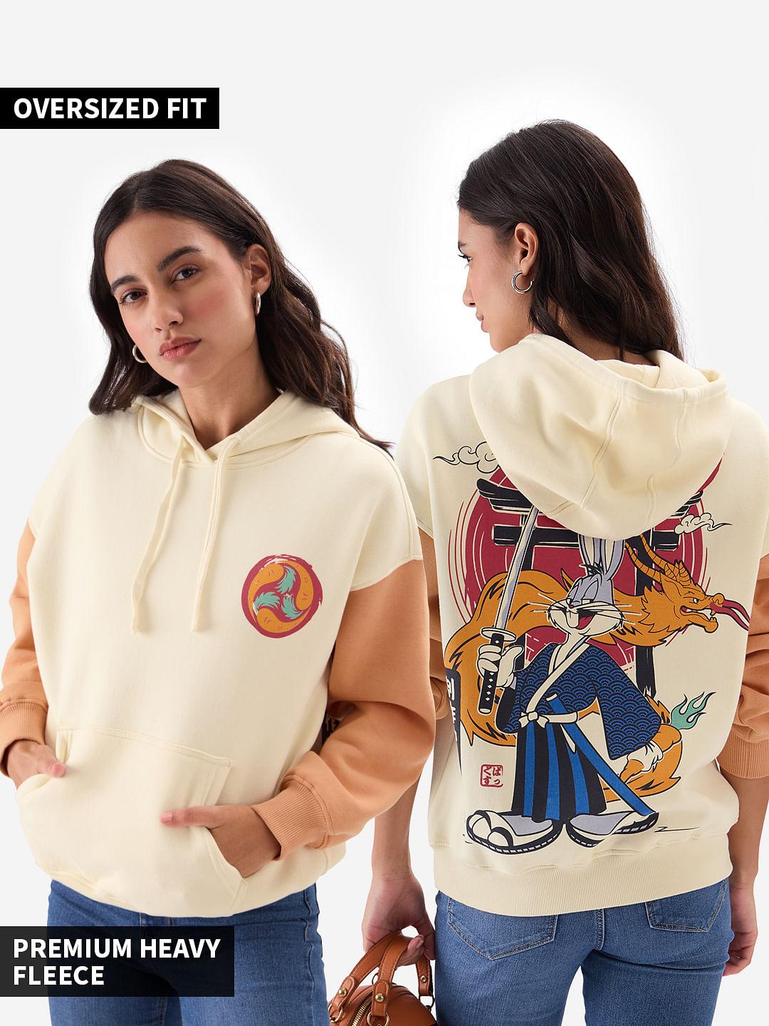 Buy Bugs Bunny: Samurai Women Oversized Hoodie Online
