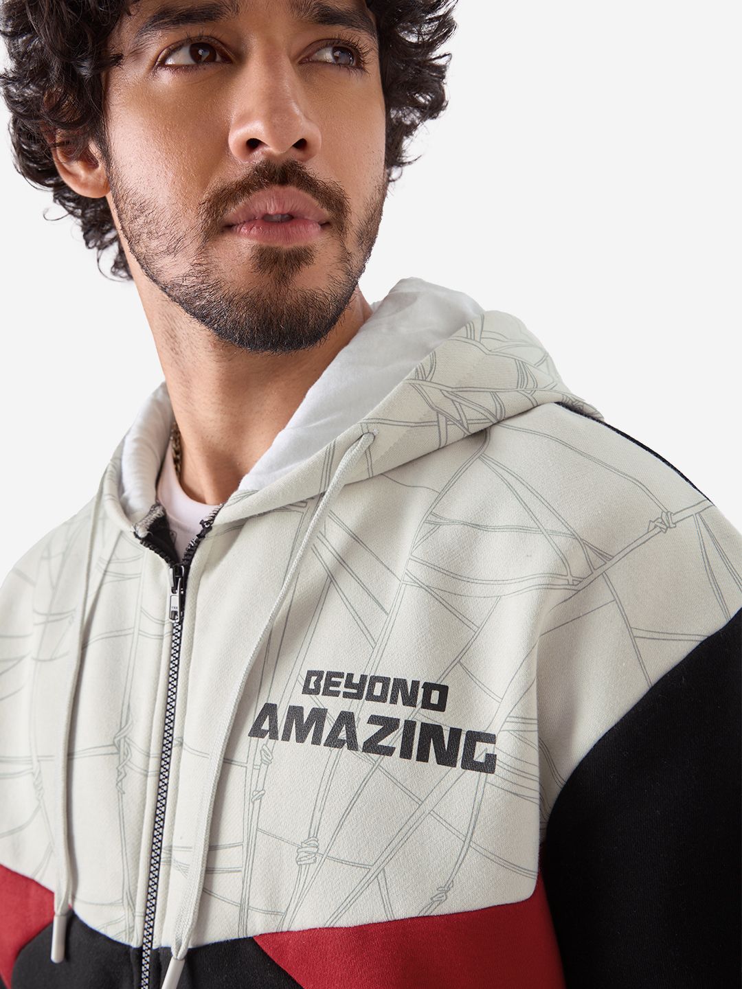 Spider-Man: Beyond Amazing Men Oversized Hoodies price