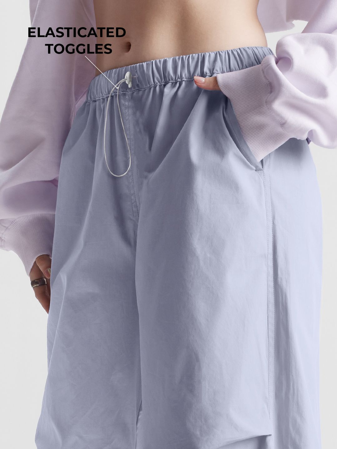 Parachute Pants: Purple Women Pants online