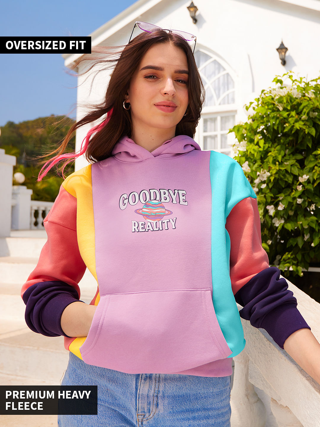 Buy Official TSS Originals: Goodbye Reality Women Oversized Hoodie Online