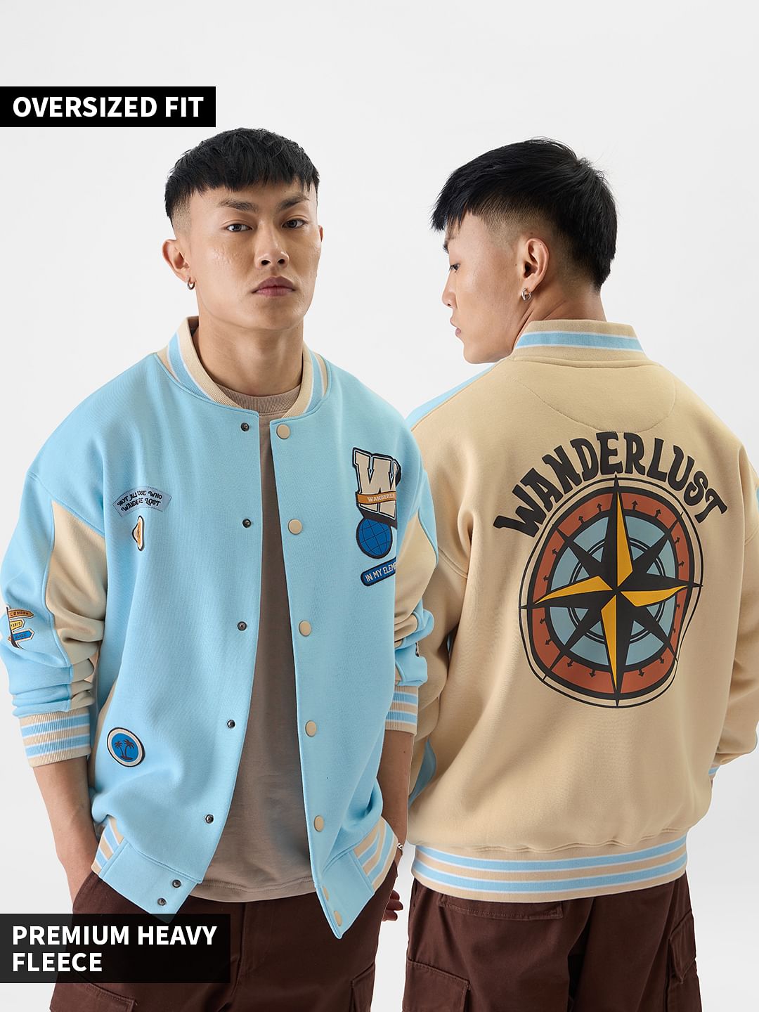 Buy TSS Originals: Wanderlust Life Mens Varsity Jacket Online