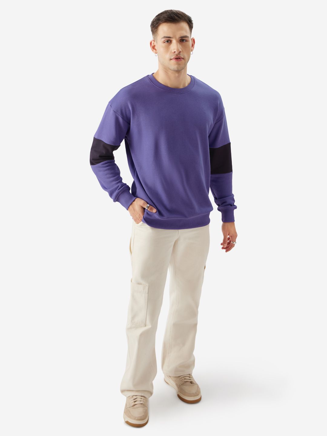 TSS Originals: Violet Berry Men Oversized Sweatshirts price
