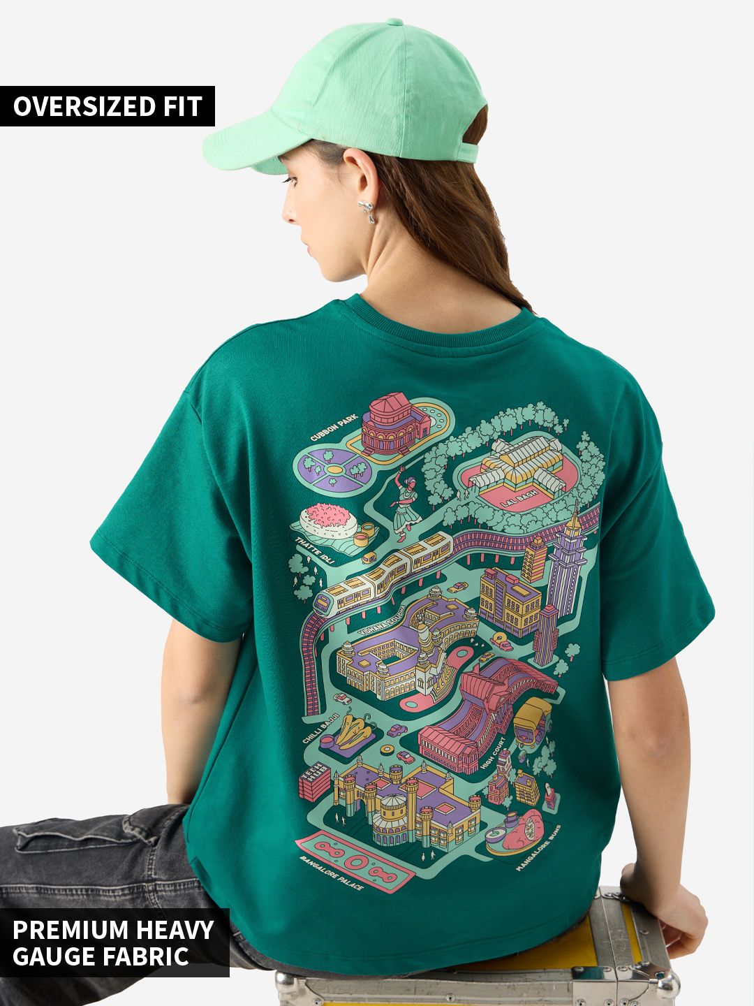 Buy TSS Originals: Bangalore Women Oversized T-Shirts Online