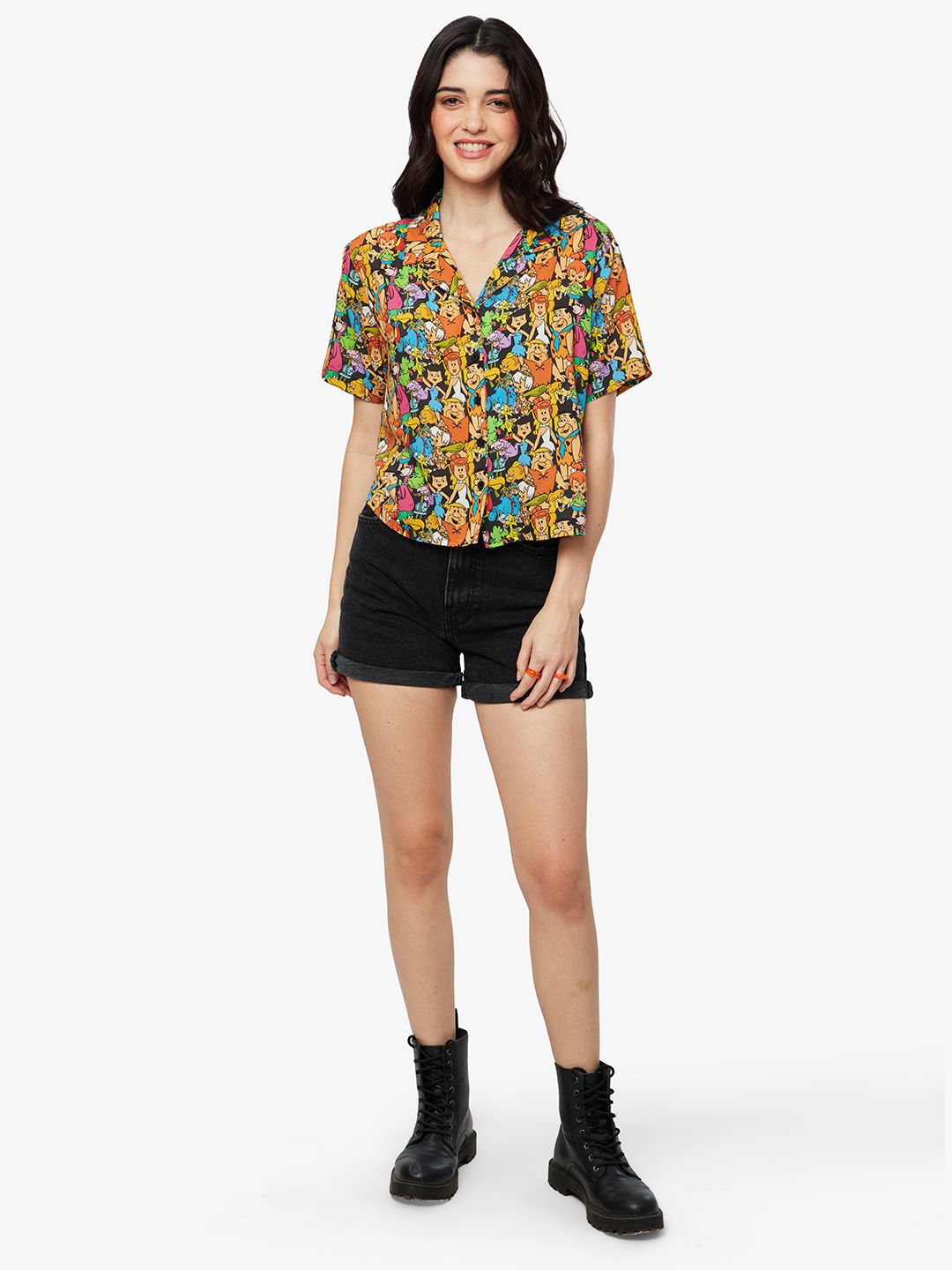 The Flintstones: Gang Women Holiday Shirts price