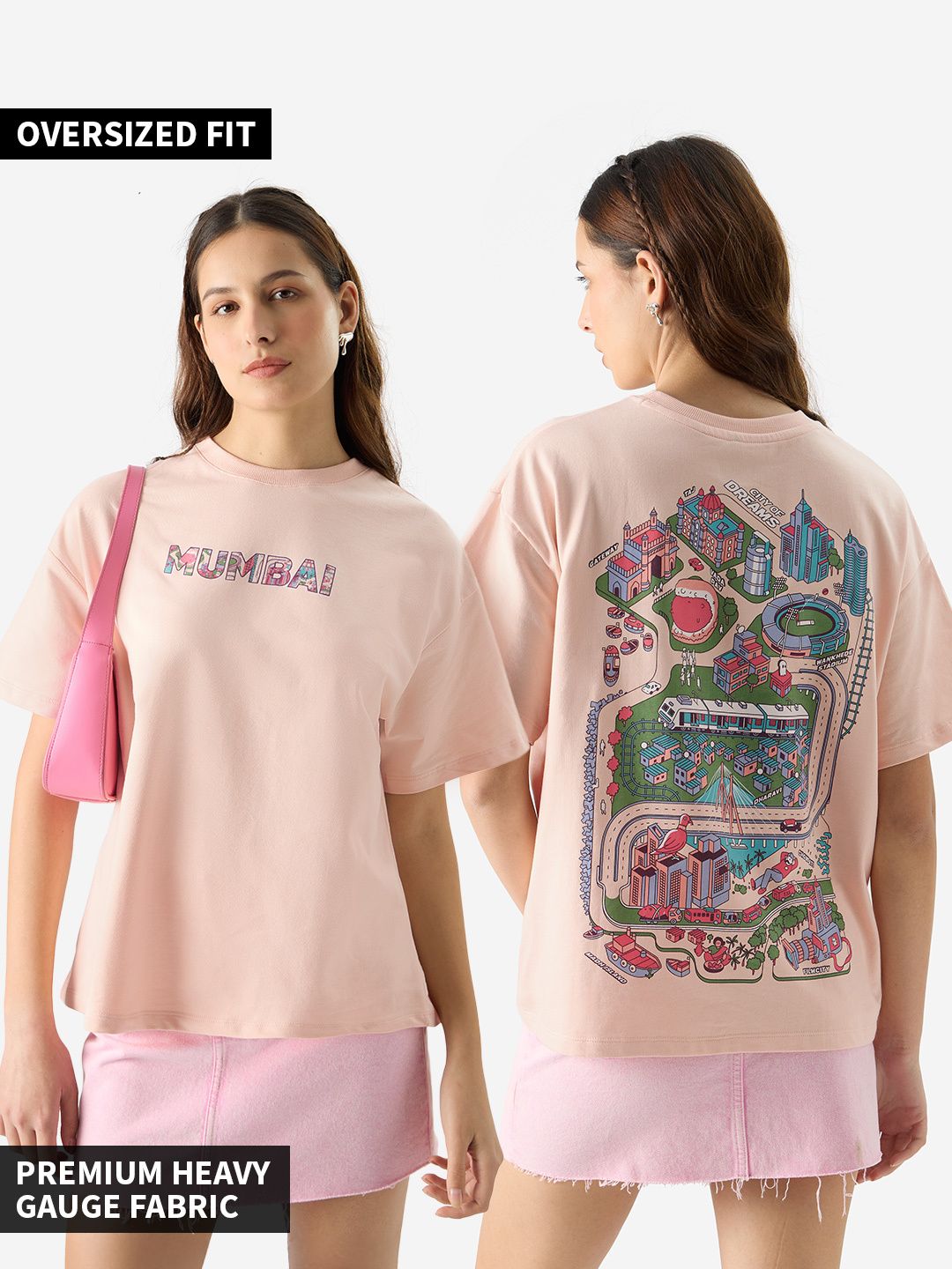 Buy TSS Originals Mumbai Women Oversized TShirts Online