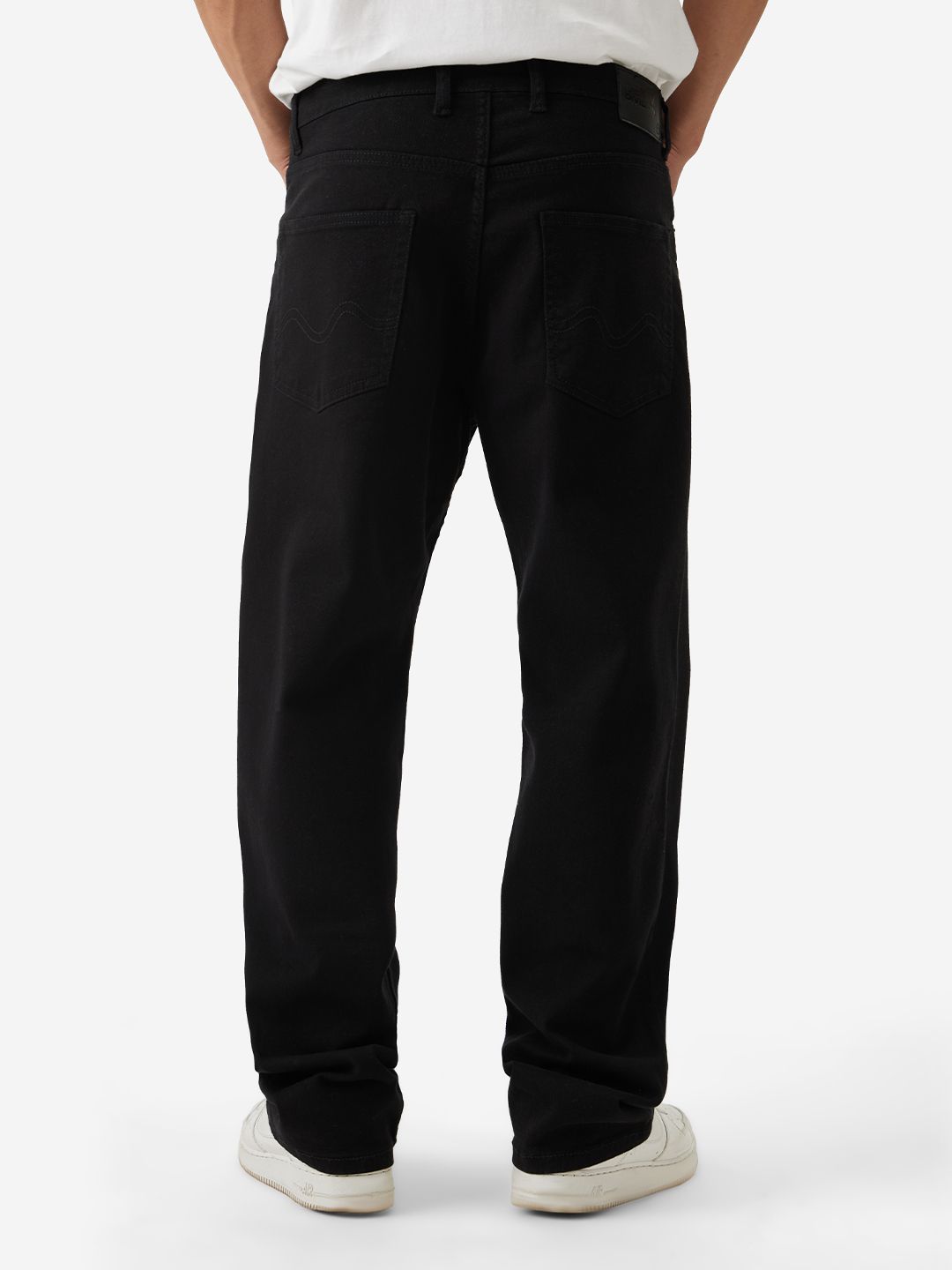 Buy Solids: Black (Straight Fit) Men Jeans Online