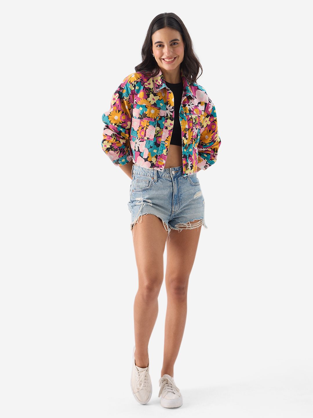 Buy TSS Originals Floral Oasis Women Denim Jackets online at The Souled Store.
