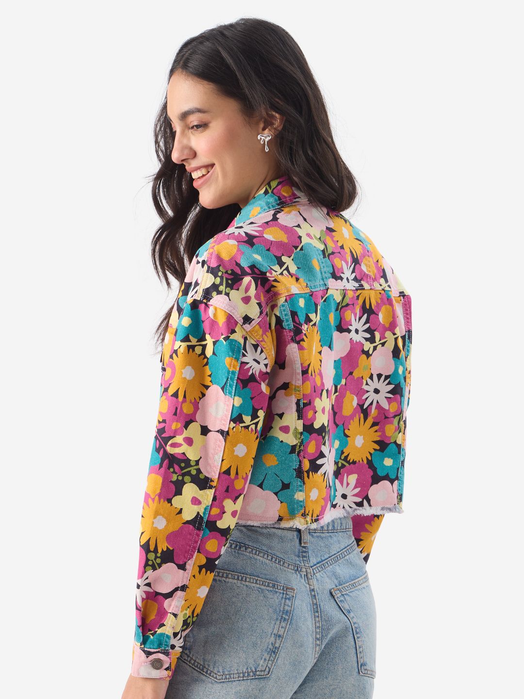 Buy TSS Originals: Floral Oasis Women Denim Jackets