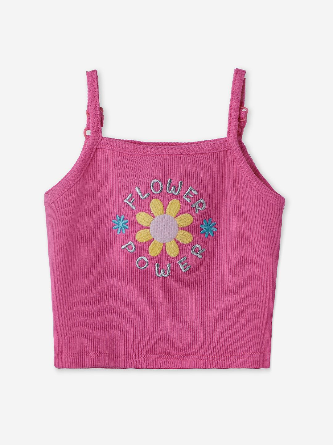 The Smurfs: Flower Power Girls Cotton Tank Tops (2-8 Yrs) online