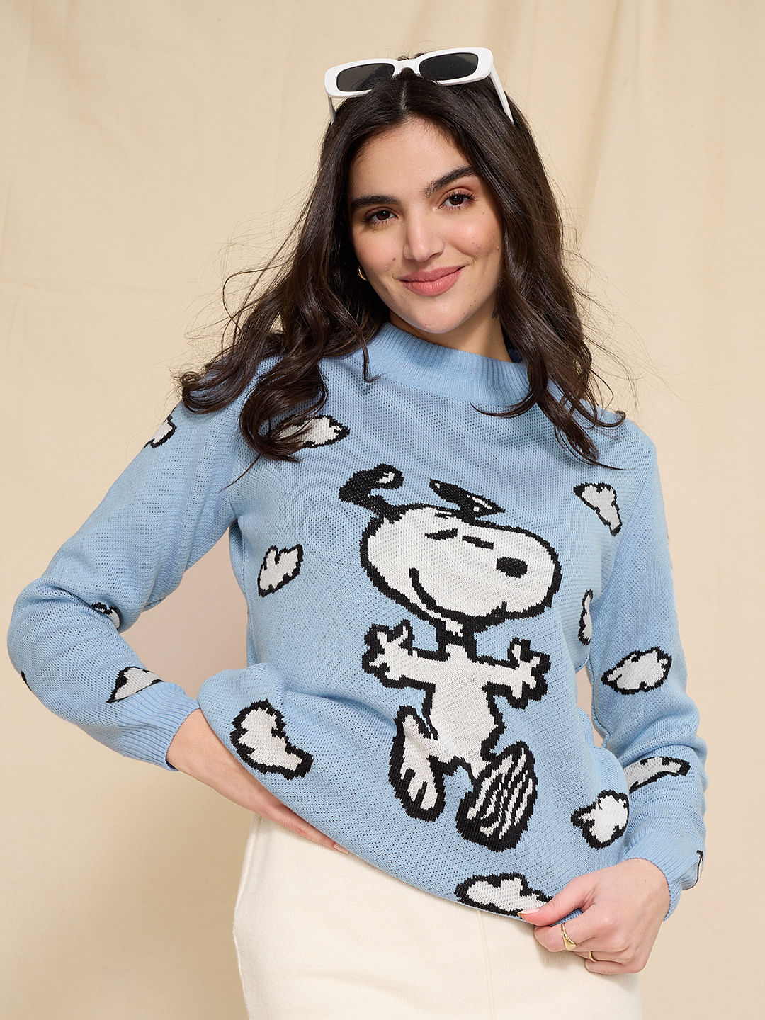 Buy Official Peanuts Hug Womens Knitted Sweaters Online
