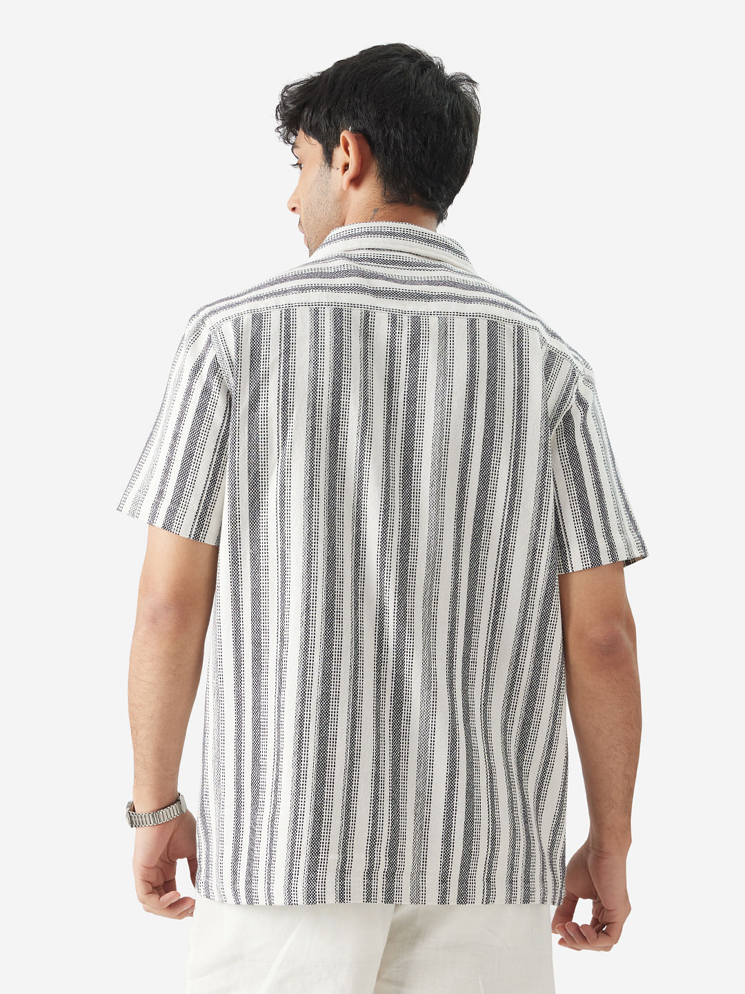 Buy TSS Originals: Monochrome Stripes Printed Shirts Online