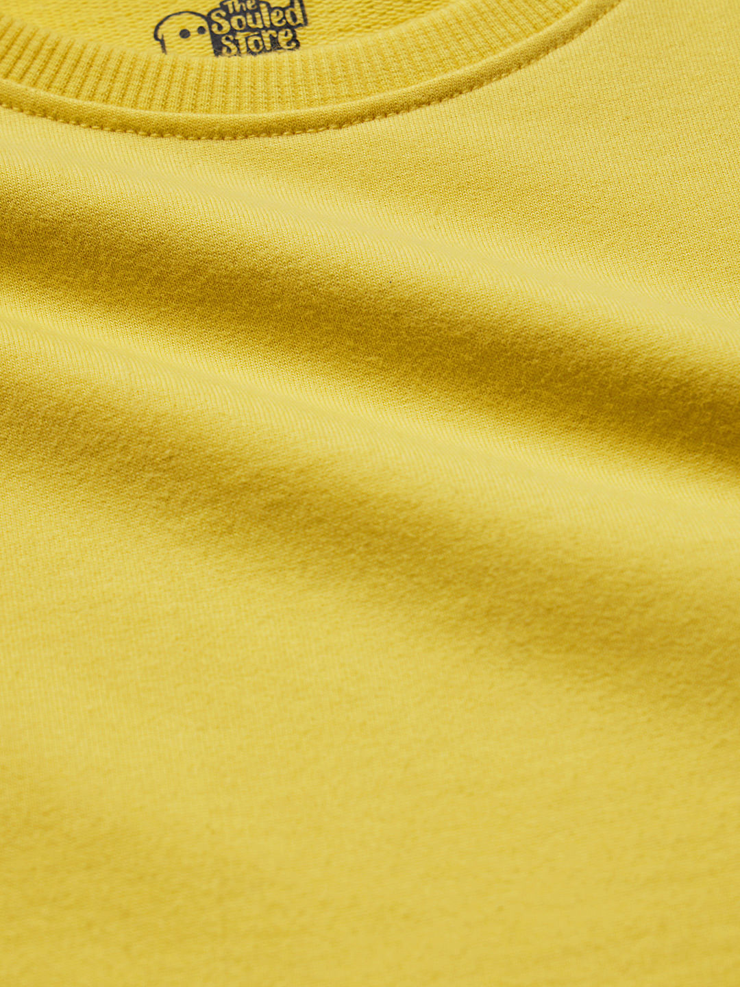 Buy Solids: Yellow Colourblock Boys Cotton Full Sleeve T-shirts Online