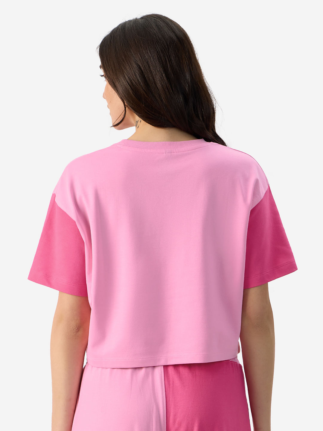 Buy TSS Originals: In A Heart Beat Women Oversized Cropped T-Shirts Online