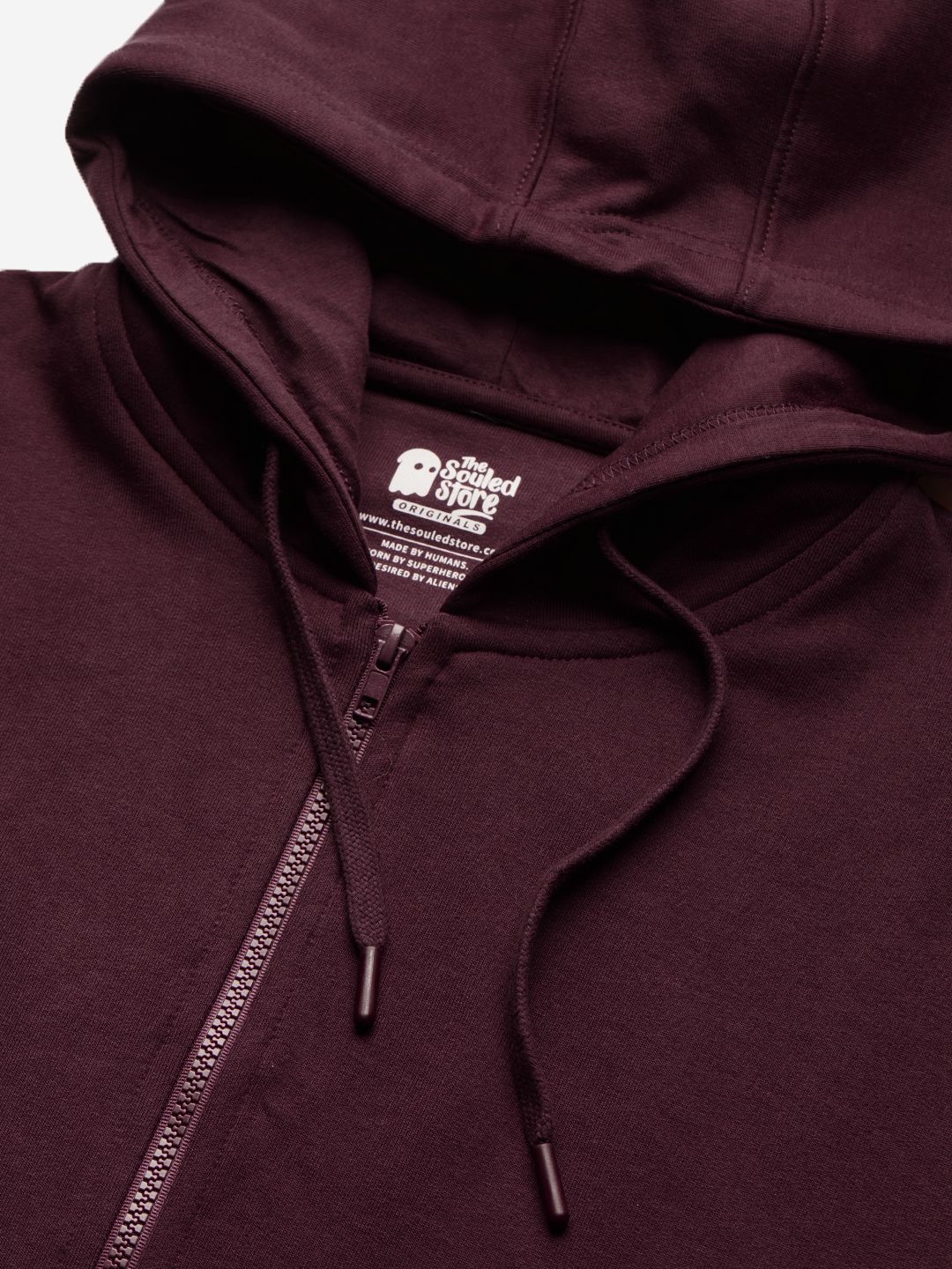 Buy TSS Originals: Burgundy Bliss Men Oversized Hoodies