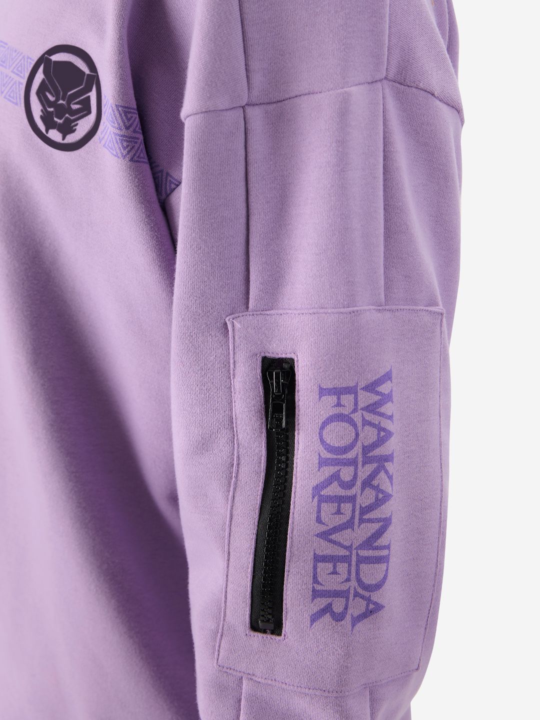 Buy Black Panther: Graphic Panther Men Oversized Sweatshirts