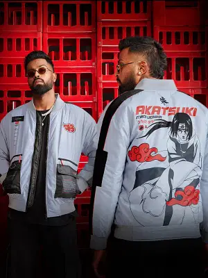 Buy Naruto Uchiha Itachi Men Bomber Jacket Online