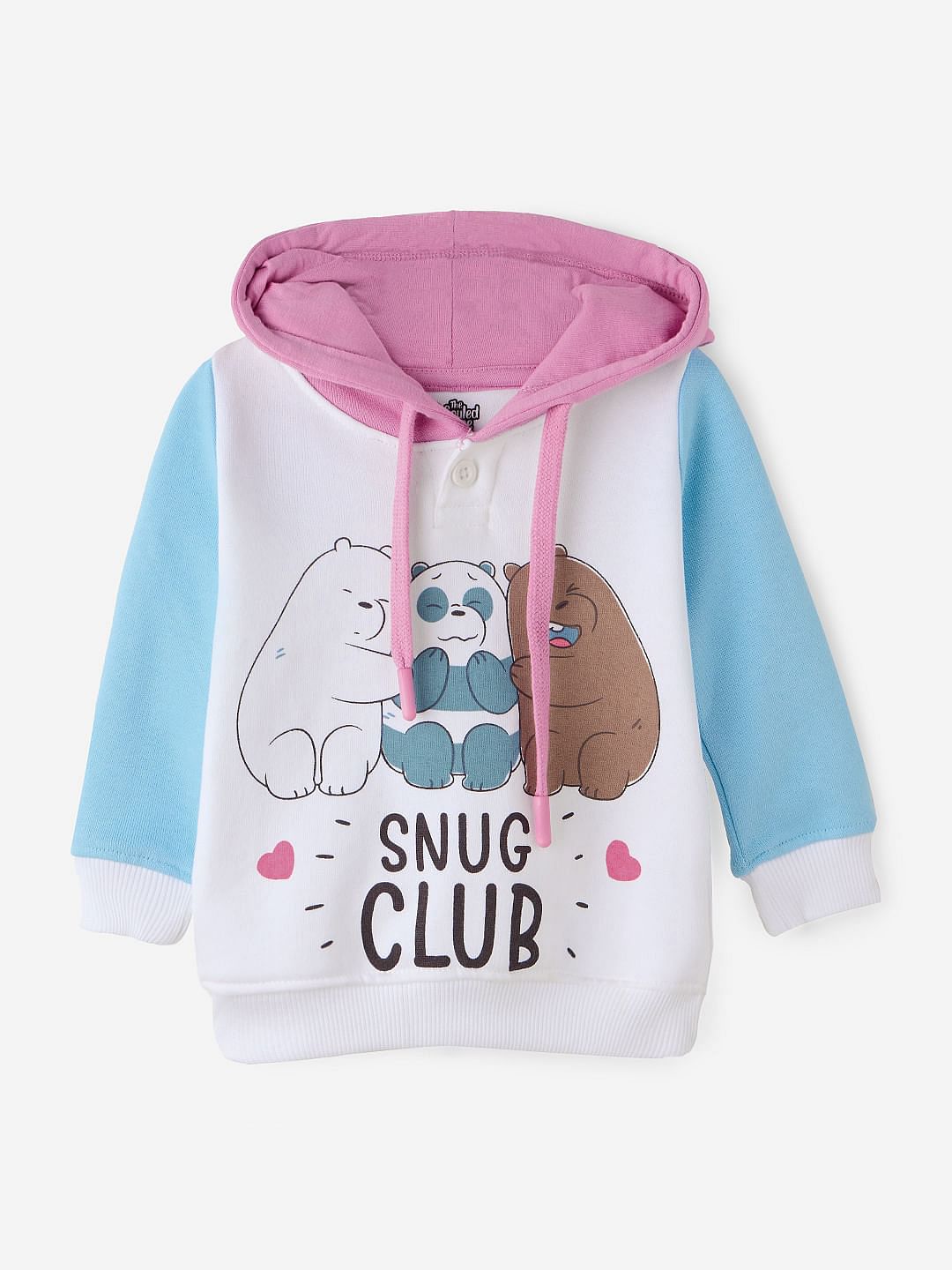 Buy We Bare Bears Snug Club Girls Cotton Hoodies online at The Souled Store