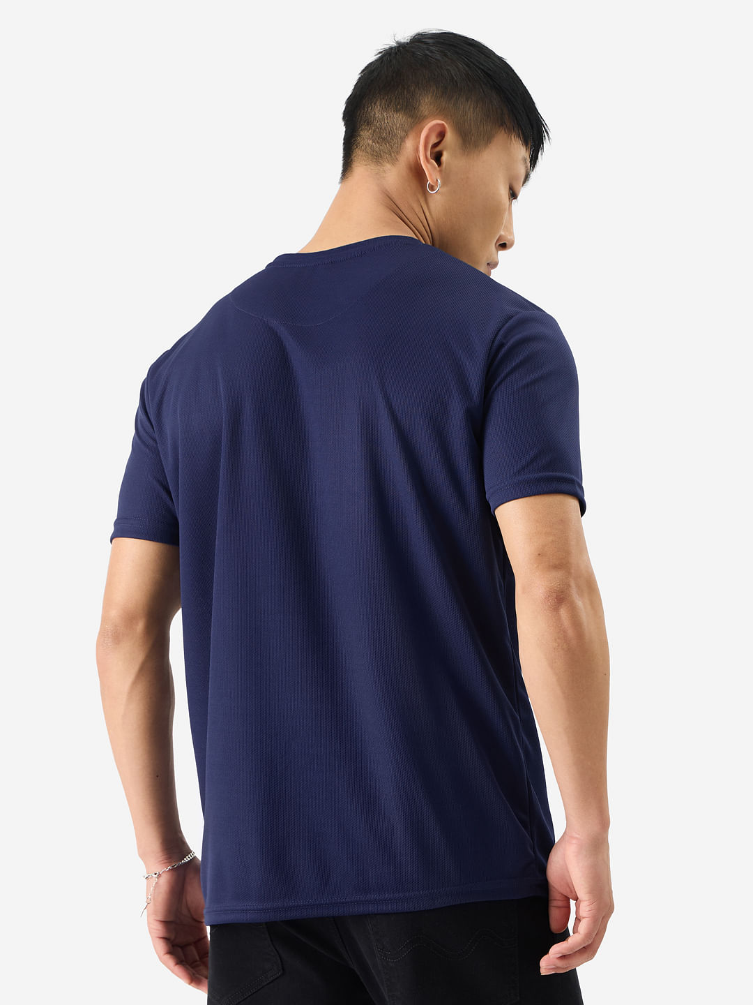Buy Solid: Navy Dot T-Shirts Online