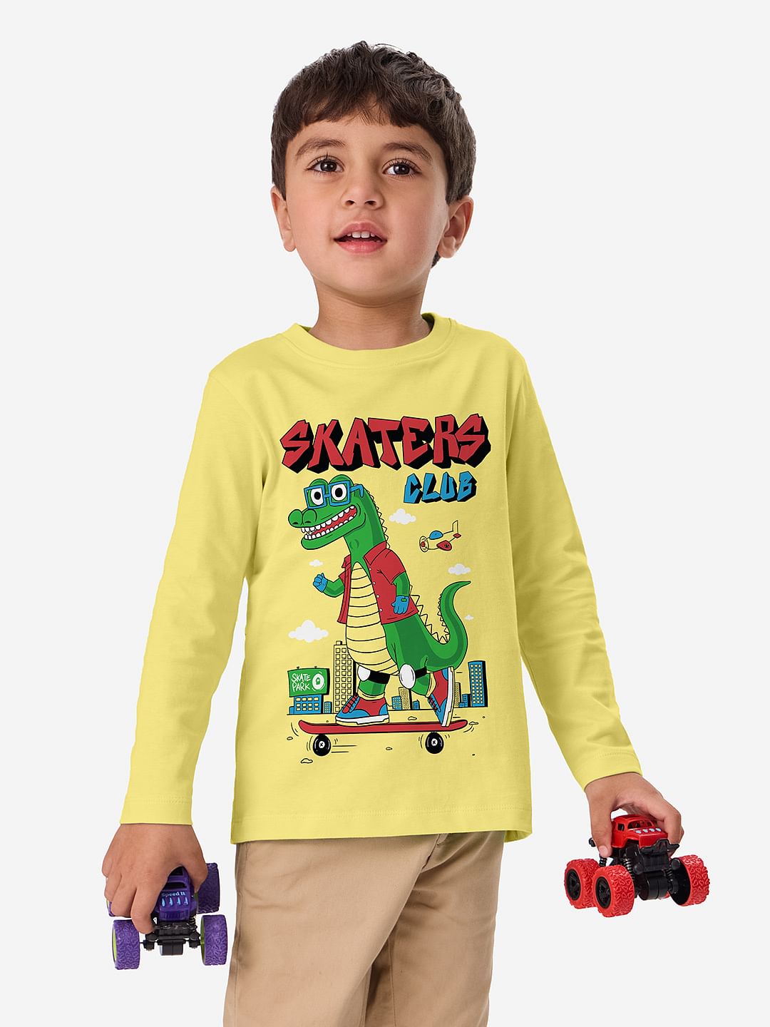 Buy Tss Originals: Skater Gator Boys Full Sleeve T-shirts Online