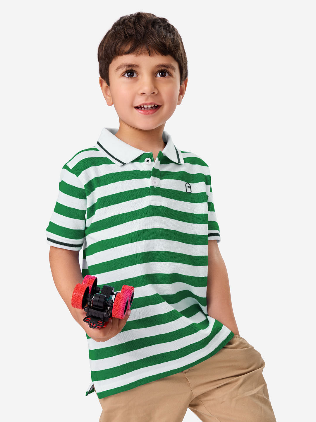 Buy Striped Polo: Arcadia Boys Polo T-shirt Online