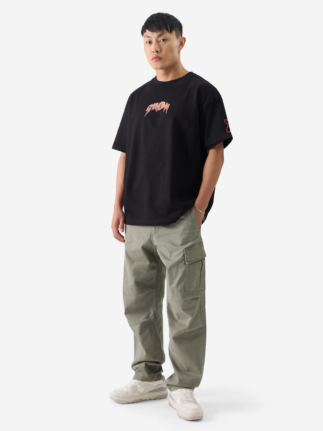 Buy Naruto: Gaara Vs Lee Oversized T-Shirts Online