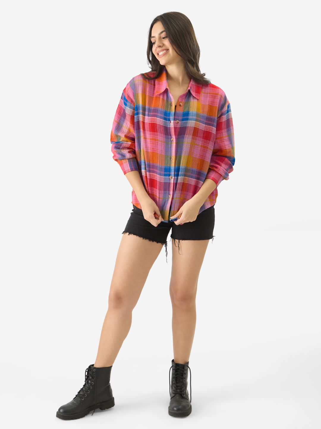 TSS Originals: Stained Glass Women Boyfriend Shirts online