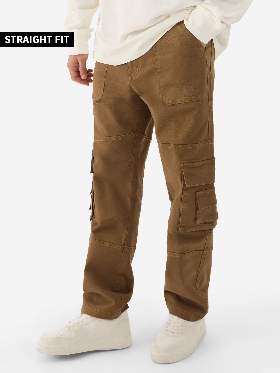 Buy Solids Rustic Men Cargo Pants Online