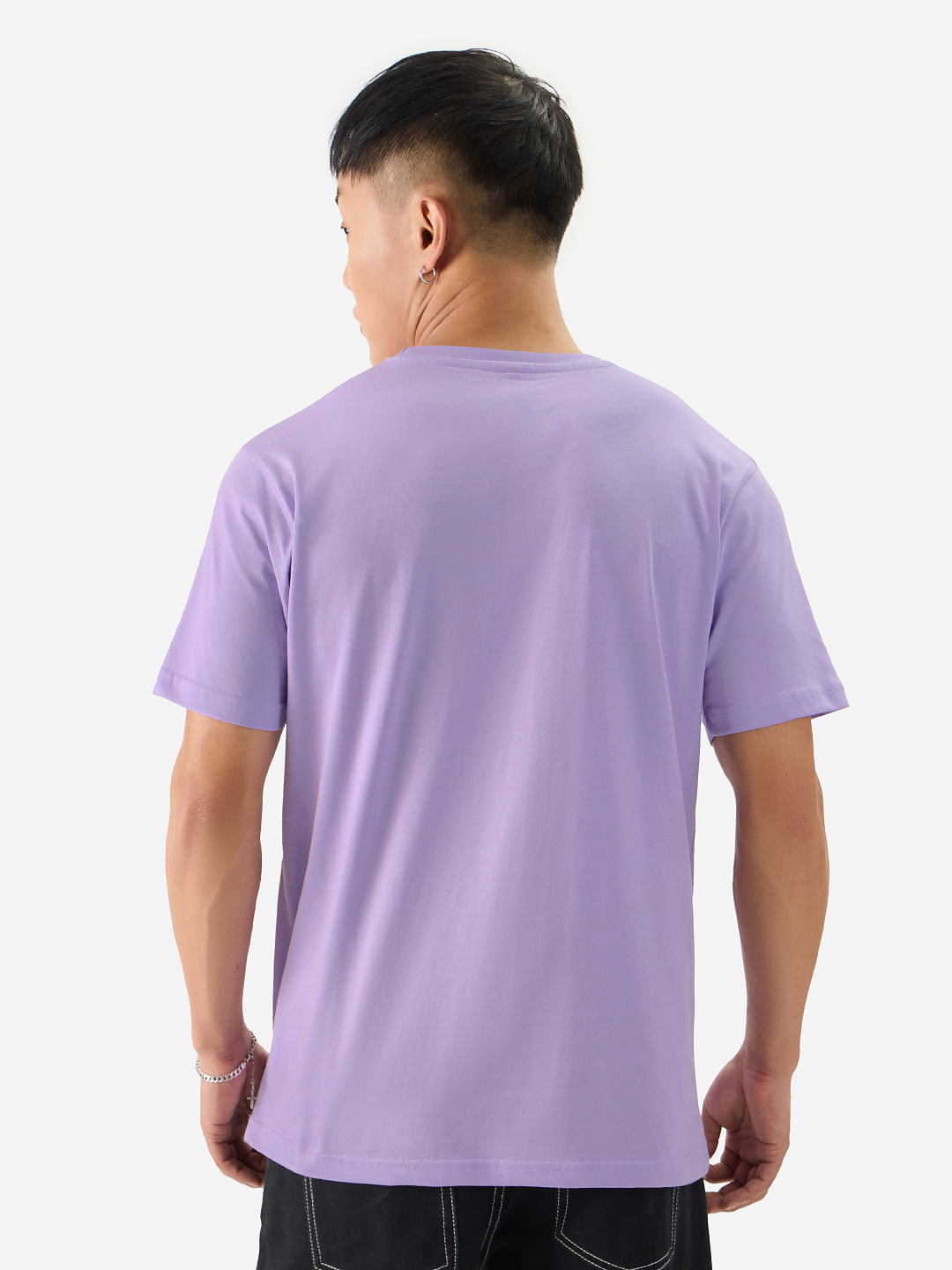 Buy Solids: Deep Lavender T-Shirts Online