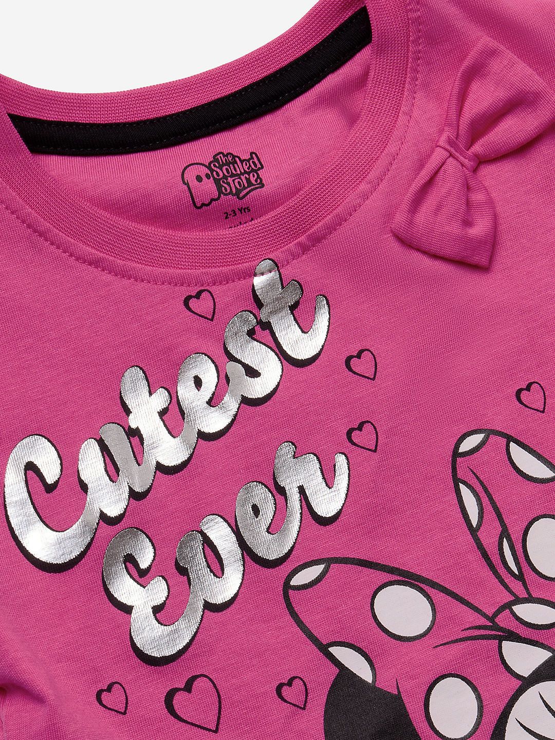 Buy Minnie Mouse: The Cutest Girls Cotton Crop Tops (2-8 Yrs)