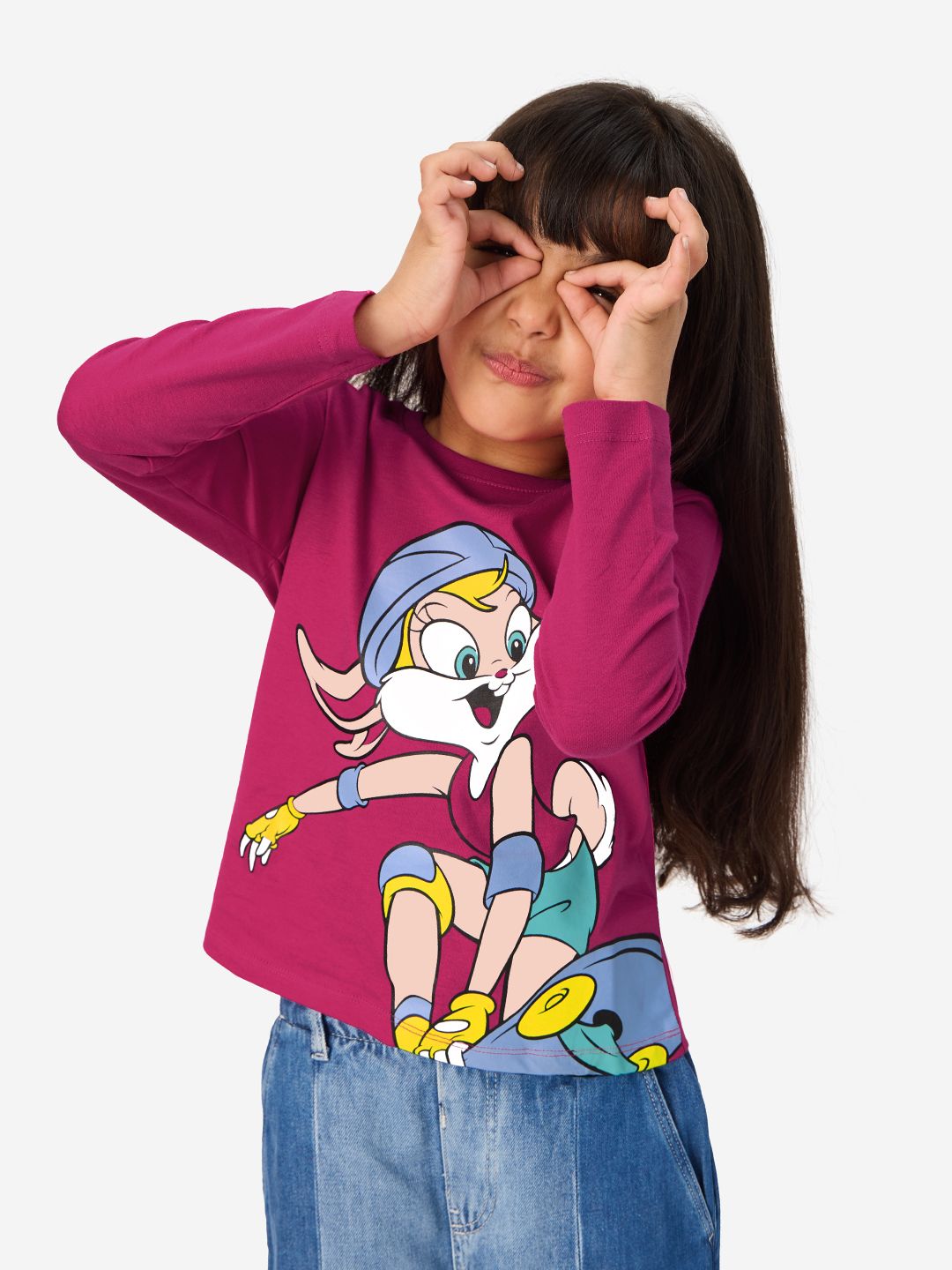 LC WAIKIKI T-shirt Pour Filles à Col Rond Imprimé Lola Bunny