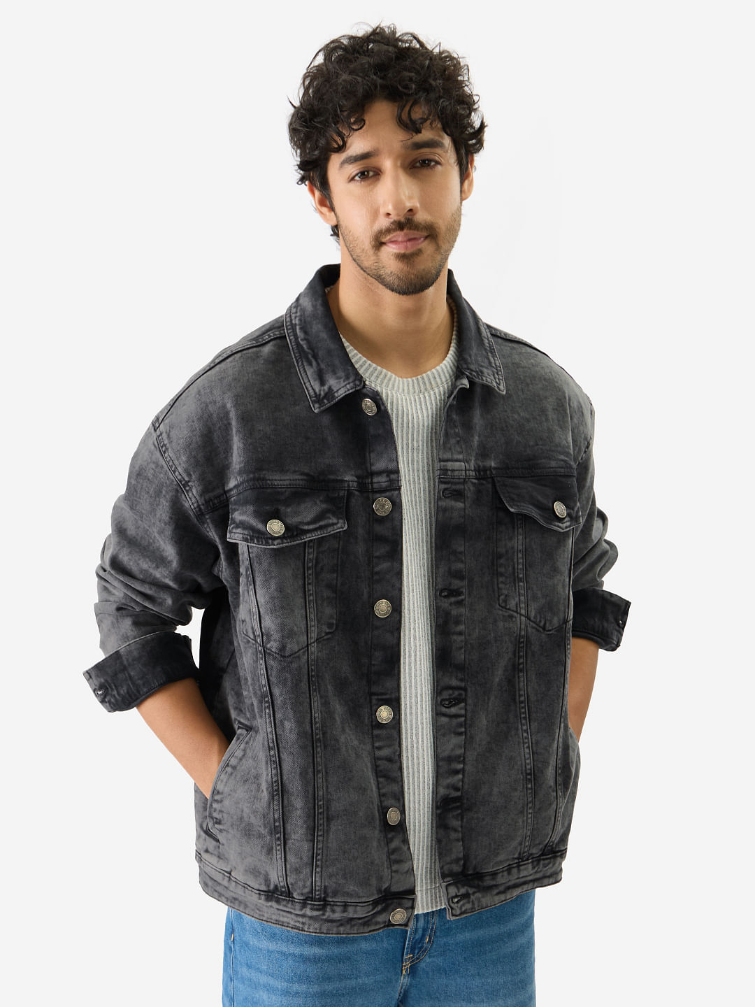 Regular Fit Men Jeans Jackets - Buy Regular Fit Men Jeans Jackets online in  India
