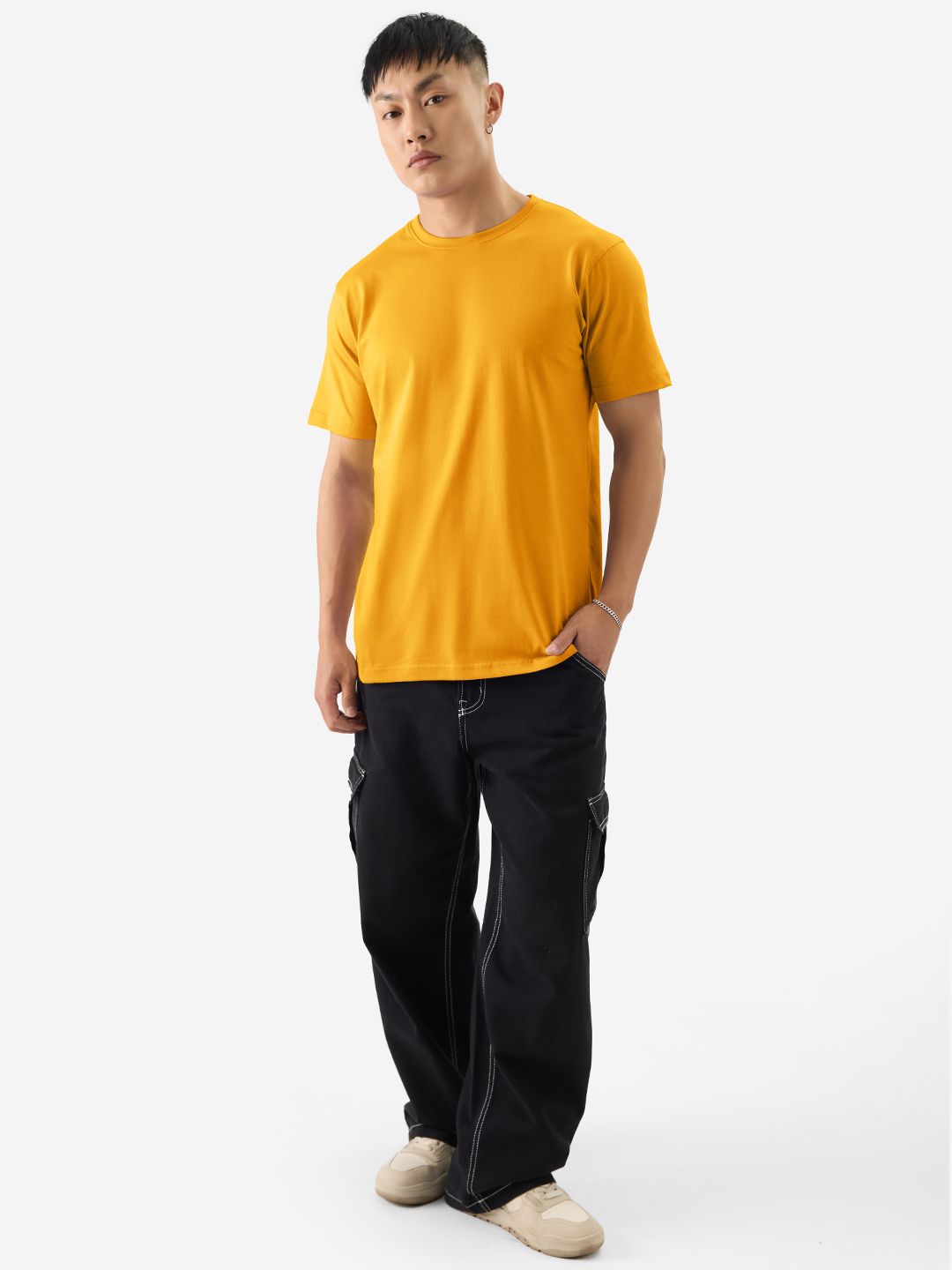Solids: Mustard Yellow T-Shirts price