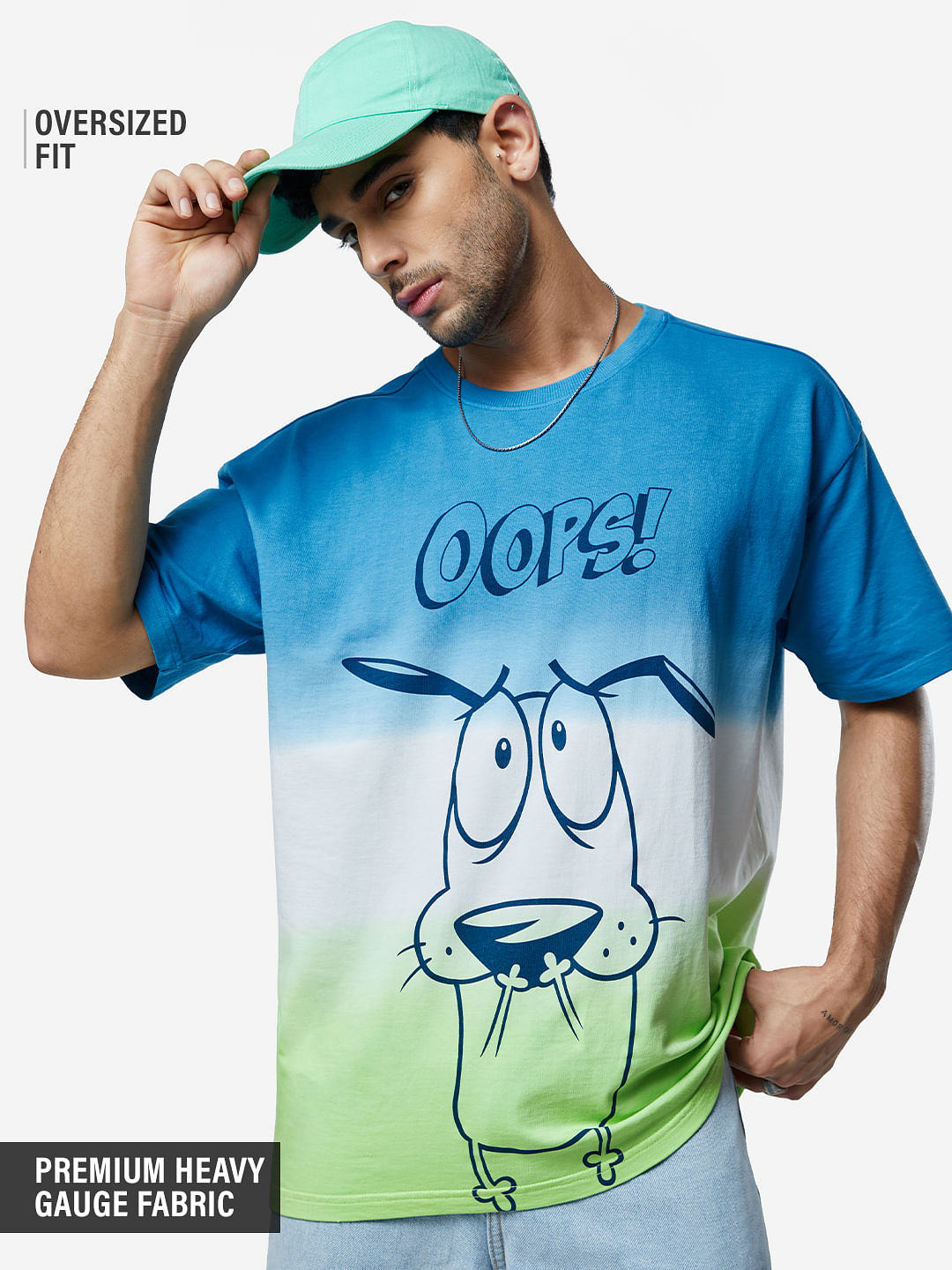 Buy Courage Oops Oversized T Shirts Online