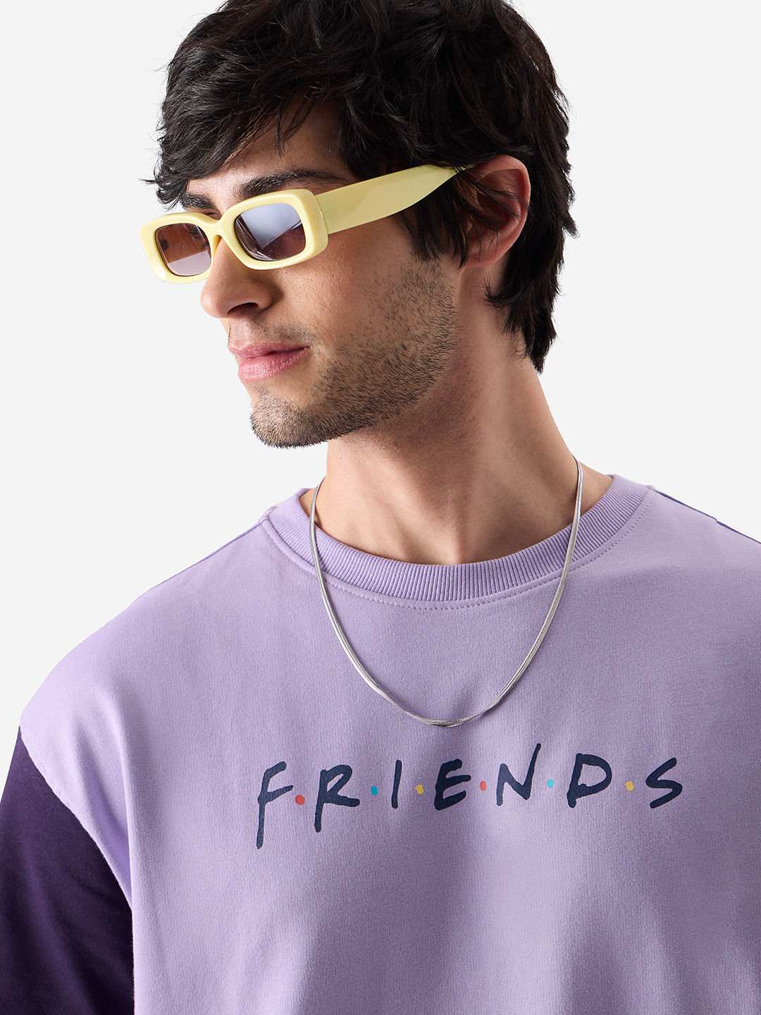 Buy F.R.I.E.N.D.S: Doodle Fusion Oversized T-Shirts Online