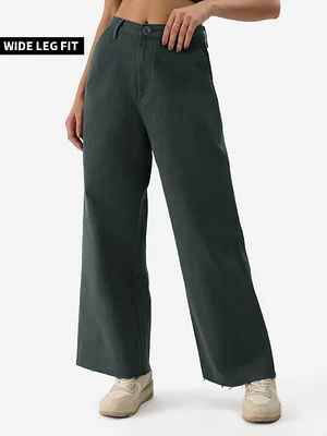 Ediodpoh Women's Solid Color Cropped Trousers Side Pockets High Waist Leggings  Yoga Pants Leggings For Women Blue M 
