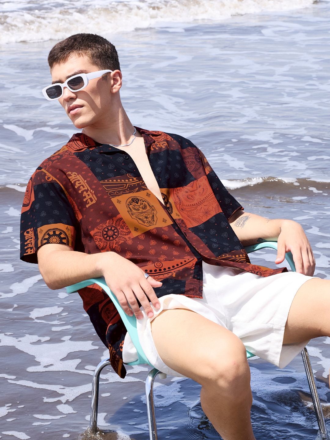 Buy Iron Man Pattern Summer Shirts Online