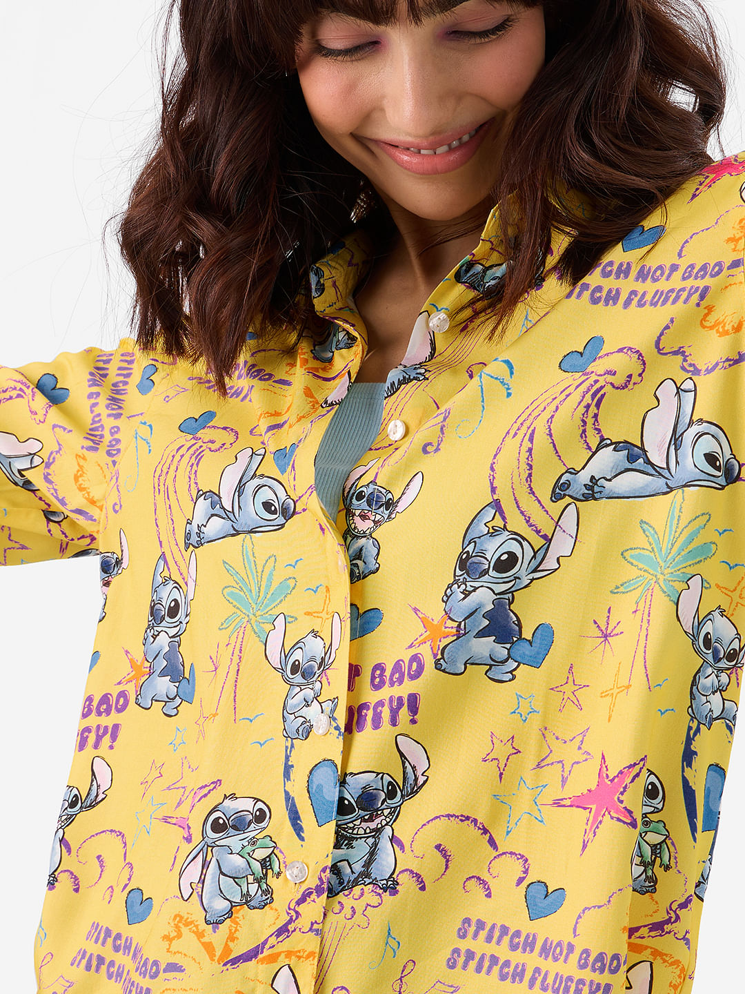 Buy Lilo & Stitch: Fluffy Women Shirts online at The Souled Store.