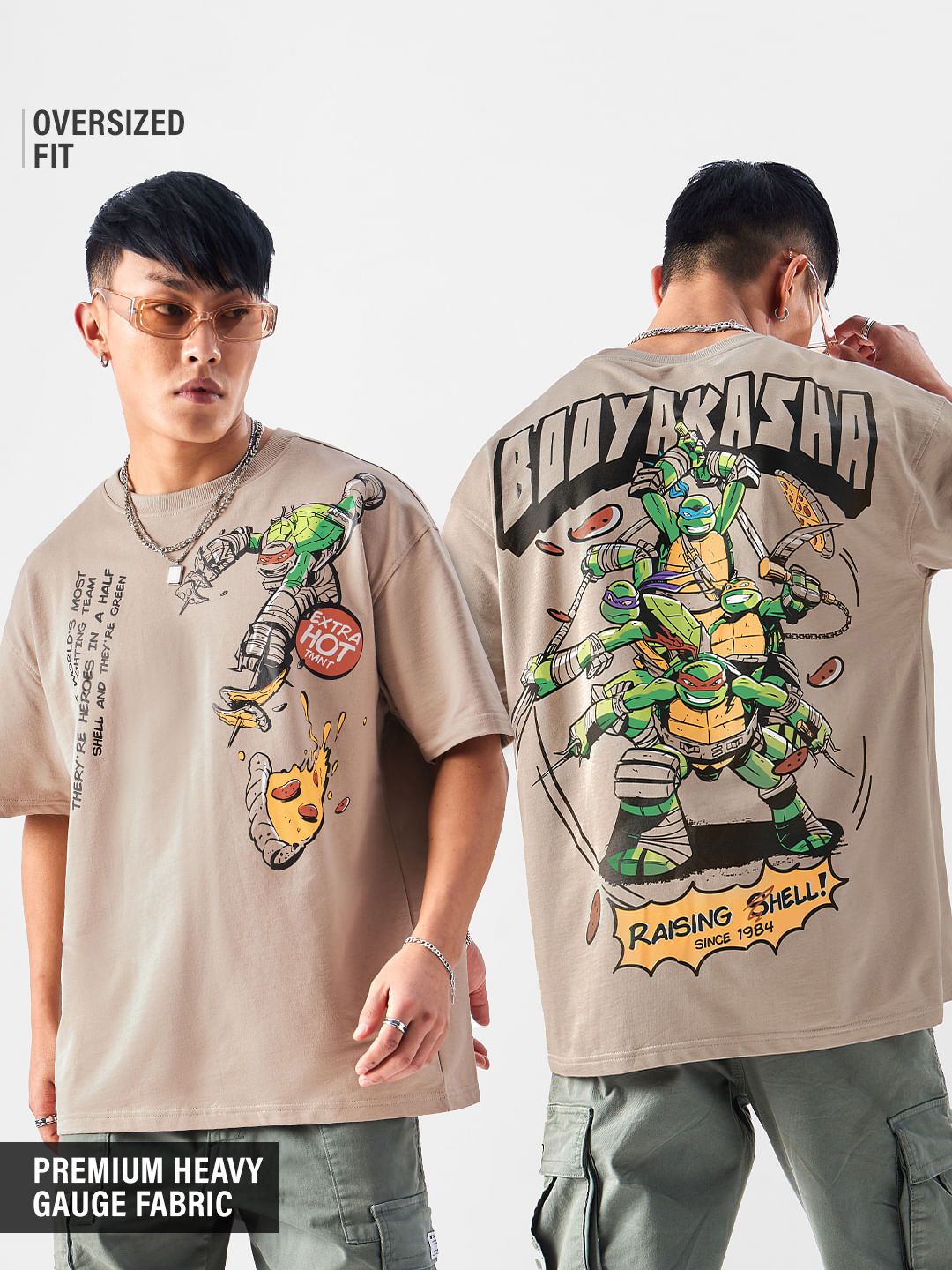 TMNT: Booyashaka Oversized T-Shirts Online