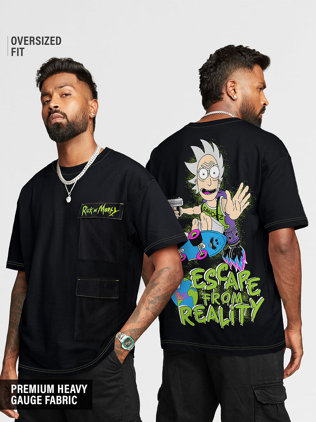 Rick&Morty:EscapeFromRealityOversizedT-ShirtsByRickandMorty