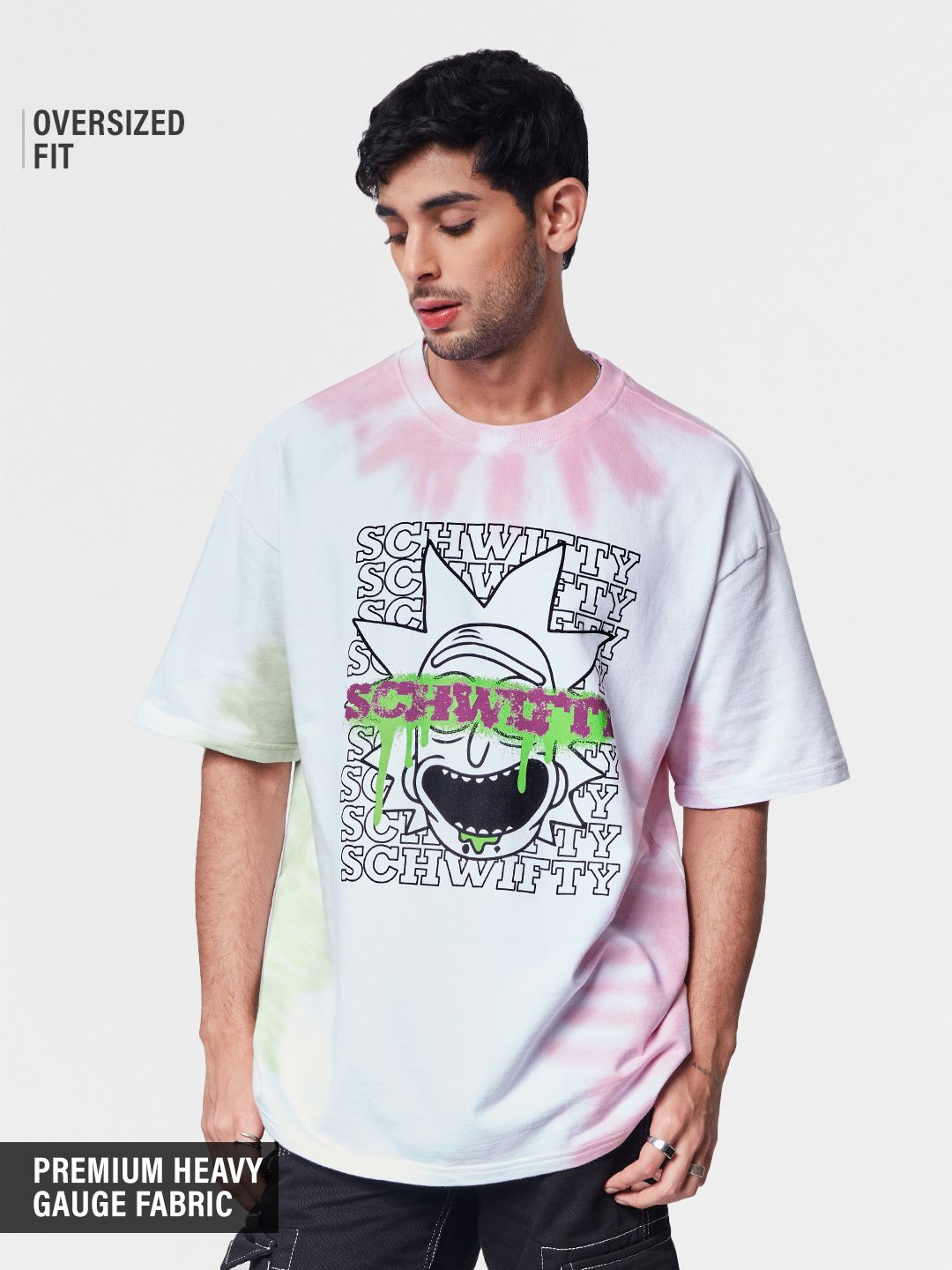 Rick And Morty: Schwifty Oversized T-Shirts