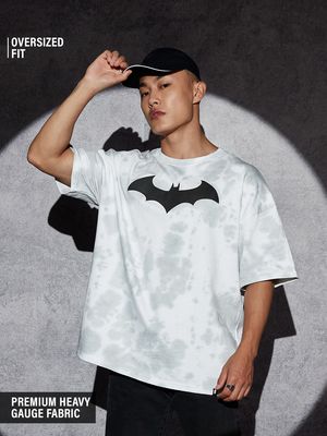 Batman: Bat Signal Tie Dye Oversized T-Shirts Online