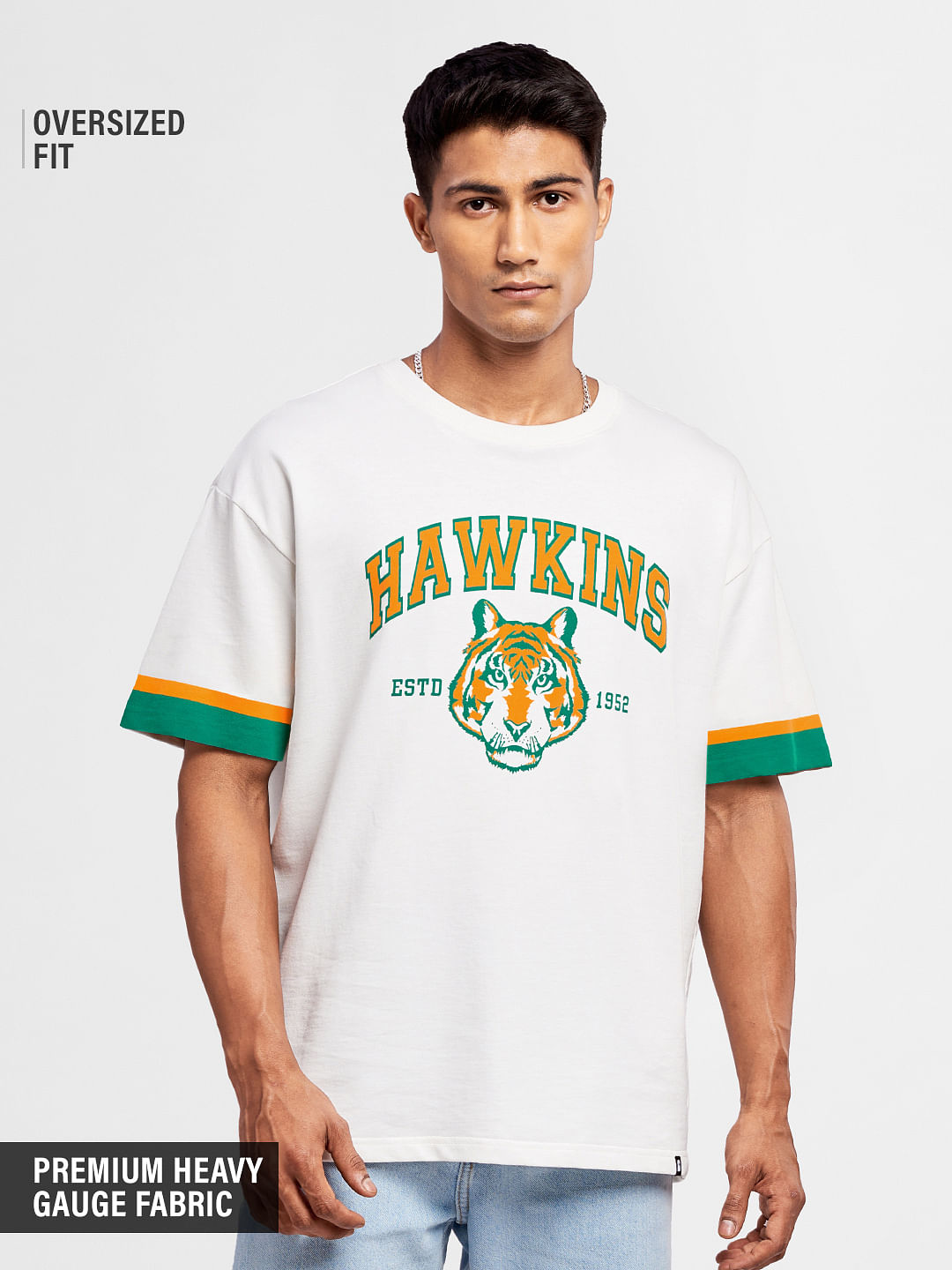 Buy Stranger Things: Go Hawkins Oversized T-shirt Online