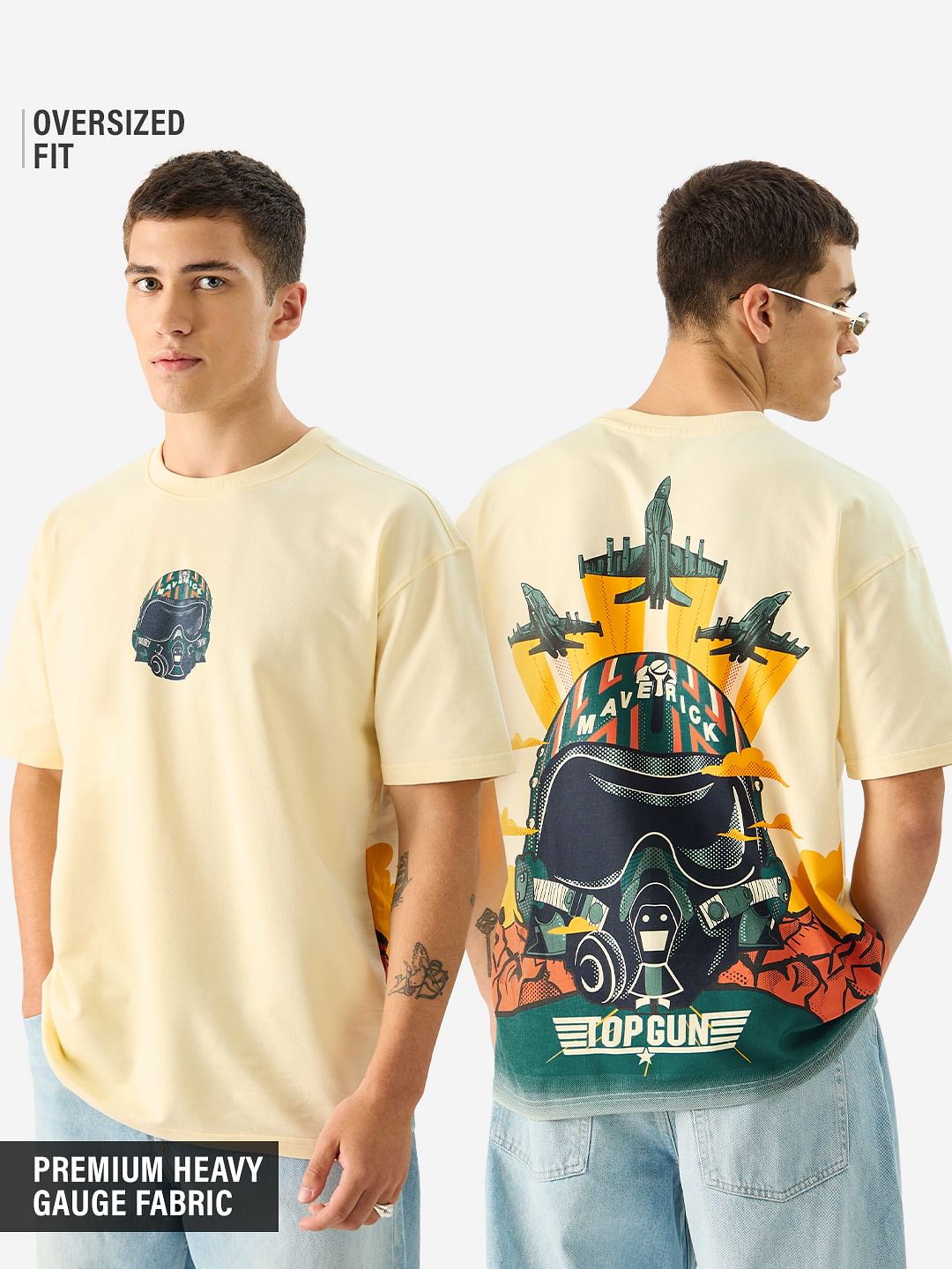 Buy Top Gun: Jets Oversized T-Shirts Online