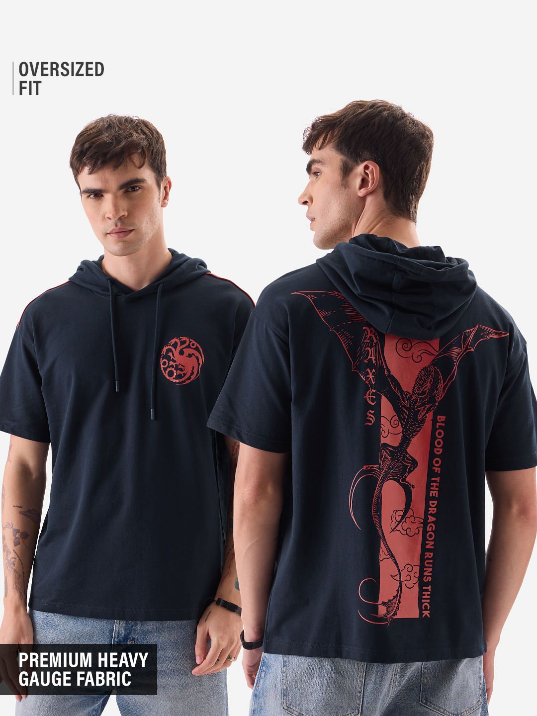House of the Dragon: Caraxes Hooded T-Shirts Online