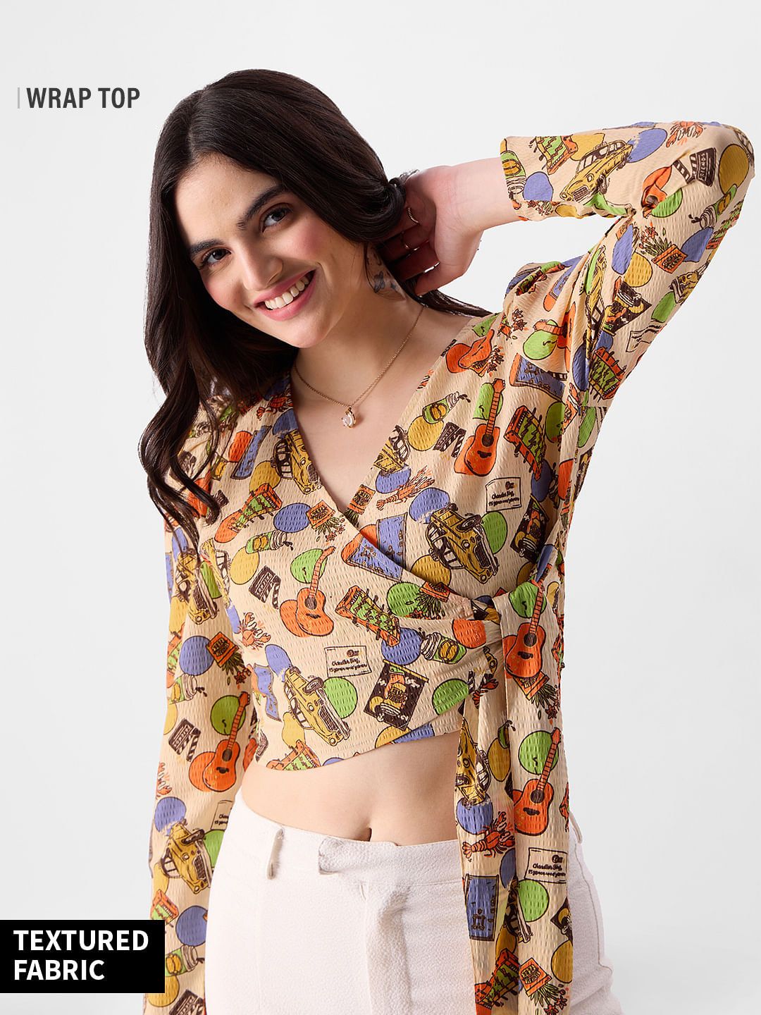 FRIENDS: Doodle Women Cropped Tops
